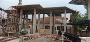 Berikan Kenyamanan Warganya, Pembangunan Masjid Nurul lman Desa Perangai Dikebut