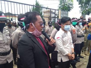 Bersama Aliansi Masyarakat Musi Rawas DPRD Kabupaten Musi Rawas Tolak UU Omnibus Law Tenaga Kerja