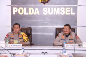 Kapolda Sumsel Terima Tim Puslitbang Polri di Polda Sumsel