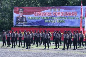 Kapolda Sumsel Selaku IRUP Pembukaan Pendidikan Bintara Polri Polda Sumsel TA 2020 Di SPN Polda Sumsel