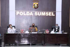 Kapolda Sumsel Membuka Rakor Tentang Perawatan Tahanan Pada Rutan Polda Sumsel dan Jajaran