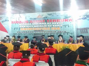 Universitas IBA Palembang Wisuda 100 Mahasiswa/mahasiswi Secara Prokes