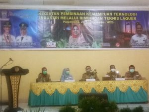 Pelatihan Laquer Merupakan Kerajinan Khas Kota Palembang