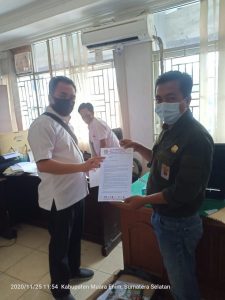 DPC LIN Kabupaten Muara Enim Layangkan Surat Klarifikasi Ke ULP Kab Muara Enim