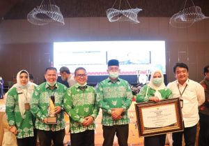 Kab. Muara Enim Mendapatkan Juara Terbaik ke-II Kategori Penyelenggaraan Perizinan Terbaik se-Sumatera Selatan Tahun 2020