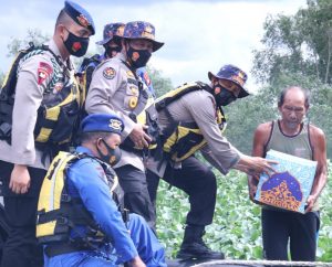 Kapolda Sumsel beserta Pejabat utama Melaksanakan Bhakti Sosial HUT Polairud Ke-70