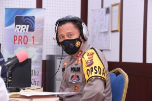 Talk Show Kapolda Sumsel Di RRI Palembang Tema Pilkada Aman Damai Dan Sehat