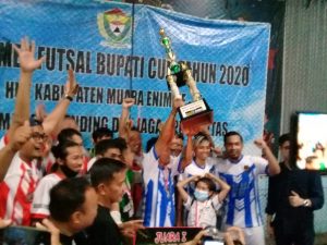 Sukses Futsal Bupati Cup 2020 Resmi Ditutup Sekum Koni Ridwan Noviar