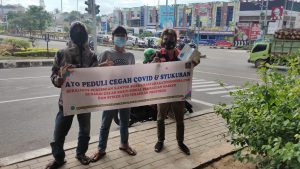 Peduli Cegah Covid 19, Grup SMI Bagikan Masker