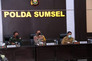 Rakor Lintas Sektoral Operasi Lilin Musi Tahun 2020 Polda Sumsel