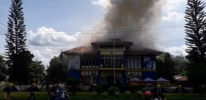 Kantor Pajak Lubuklinggau Terbakar