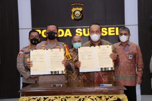 MOU Polda Sumsel Dengan Universitas Sriwijaya