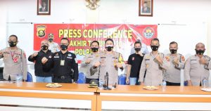 Polres Lahat Press Conference Akhir Tahun 2020