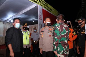 Kapolda Sumsel Patroli Bersama FKPD Provinsi Sumatera Selatan Monitoring Pelaksanaan PAM Malam Tahun Baru 2021