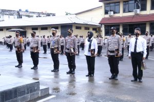 40 Personel Polda Sumsel Mendapat Penghargaan Kapolda Sumsel