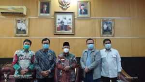 Perkuat Sinergi Pengelolaan Asrama Haji, Kakanwil Terima Direktur PT. Swarna Dwipa