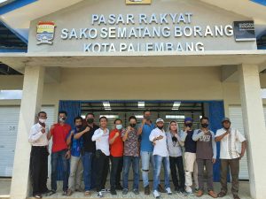 Uji Coba, Pasar Rakyat Sako Sematang Borang Mulai Beroperasi.