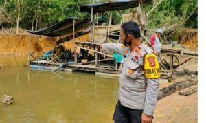 Tim Gabungan Kecamatan Rupit, Sidak Tambang Emas Ilegal