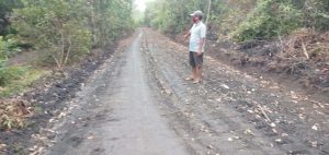 Pembangunan Jalan Baru Penghubung Desa Gumai Terelasasi