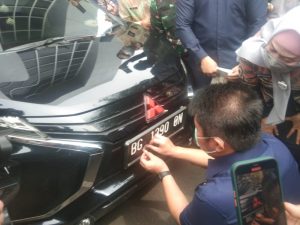 Launching Pemasangan Stiker Tanda Lunas Pajak Kendaraan Bermotor