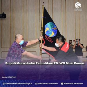 Bupati Mura Hadiri Pelantikan PD IWO Musi Rawas