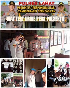 Kapolres Lahat Mendadak Datangi Polsek Kota, Dan Lakukan Ini