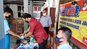Polres Lahat Jemput Bola Melayani Masyarakat Pembuatan SKCK dan Sidik Jari
