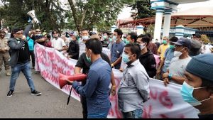 Dukung Program Pemkab Lahat, Massa GMPPPKL Nyatakan Sikap