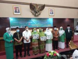 RA Husnul Khotimah Ketua Terpilih Fatayat Nu Palembang.