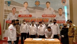 Pengurus Komisariat REI Kabupaten Lahat dan Pagaralam Dilantik