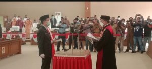Liono Basuki. B.Sc Resmi Jabat Ketua DPRD Kabupaten Muara Enim Tahun 2021-2024