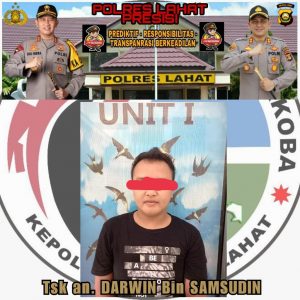 Lagun Narkoba, Warga Muara Enim Diamankan Polisi di Depan Cafe Desa Merlawai