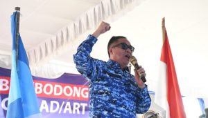 Hadiri Apel Siaga Bersama, Ketua DPC Partai Demokrat Lahat Sampaikan Tolak KLB