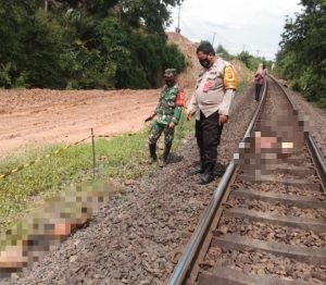 DK Meninggal Dunia Ditabrak Kereta Api