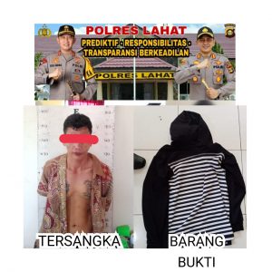 Satreskrim Polres Lahat,Tangkap Terduga Pelaku Curat di Toko Emas Pasar Lematang