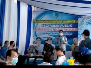 Kabupaten Lahat Laksanakan Vaksinasi Tahap II Untuk Pedagang Pasar, Bupati Lahat Sampaikan Ini