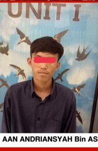 Simpan Barang Bukti di Jaket ,Aan Ditangkap  Satres Narkoba Lahat