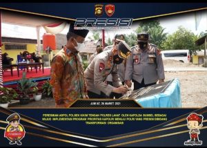 Asrama Polsek Kikim Tengah yang Digagas Kapolres Lahat Diresmikan Kapolda Sumsel