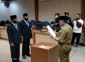 Wabup Lahat Melantik Dua Staf Khusus Bupati Lahat