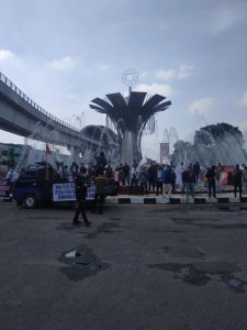 Gelar Aksi, Aliansi Aktivis Sebut Penyiraman Cuka Para Sering Terjadi Kepada Aktivis Sumsel