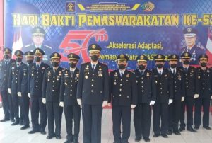 Hari Bhakti Pemasyarakatan Ke-57, Lapas Lahat Gelar Upacara Serentak