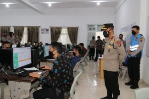 Wakapolda Sumsel Tinjau Langsung Tes Psikolog Seleksi Bintara Polri TA 2021