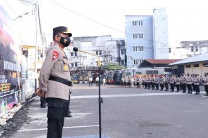 Kapolda Sumsel Pimpin Apel Pagi Personil Polri dan PNS