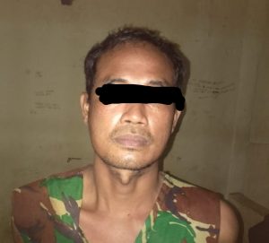 Terciduk Potong Besi Rel Kereta Api, Hermawan Ditangkap Polisi