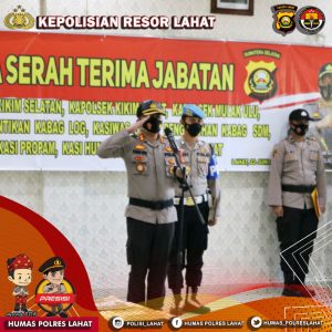 Kapolres Lahat Pimpin Sertijab, Pelantikan dan Pengukuhan Pejabat Polres Lahat