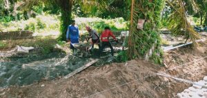 Mengaku Sesuai Spek dan Rab, Kontraktor Proyek IPDMIP di Desa Pengage Terkesan Mengada-ngada