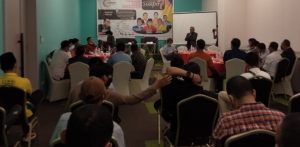 Community Political Consultan Gelar Diskusi Publik Siapo Pemimpin Ideal Palembang