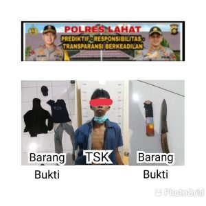 Satreskrim Polres Lahat Amankan Dua Pelaku Pencurian dengan Kekerasan di tebing Ayek Bengkok