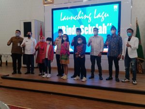 Walikota Palembang Bersama Pencipta Lagu Adi BGP Luncurkan lagu “Rindu Sekolah”