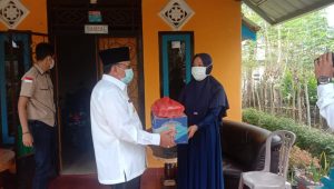 Warga Isoman Dapat Bantuan dan Suport dari Wabup Lahat